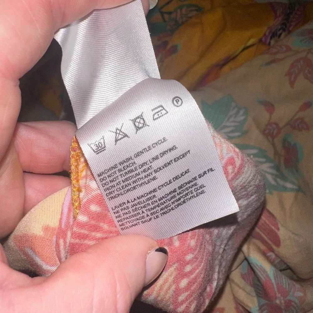 NWT Farm Rio Size Large Petite Floral One-Shoulder Cutout Maxi Colorful Dress - Picture 13 of 15